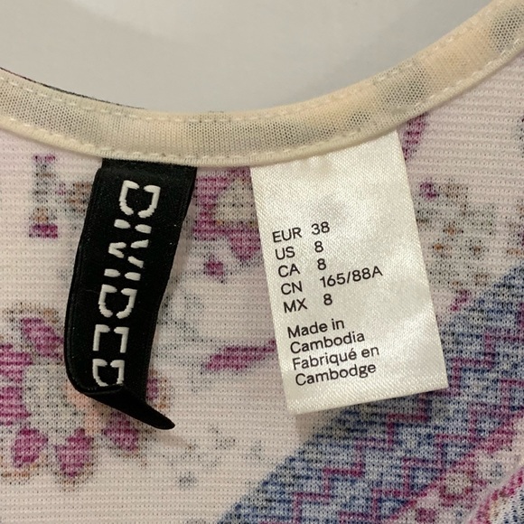 H&M Bohemian Print Fit & Flare Dress - Picture 6 of 7